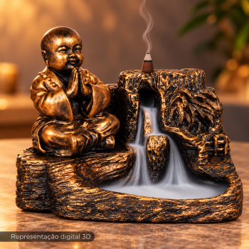 Porta Incenso Cascata BUDA MEDITATION