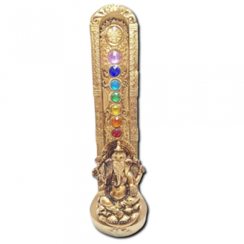 Porta Incenso Lord Ganesha - 7 Chakras Vertical - 50005