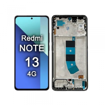 FT REDMI NOTE 13 4G - X6 PRETO C/ARO INCELL AMERICANO