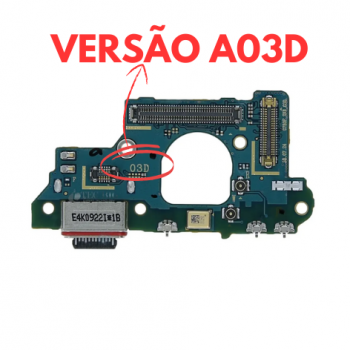 PLACA CONECTOR DE CARGA SAM ORI TURBO S20 FE - G980 (CONTEM VERSÃO NOSSO É *A03D*) AMERICANO  (1ANO DE GARANTIA)