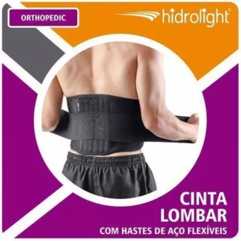 HIDROLIGTH CINTA LOMBAR C/ HASTES DE ACO FLEXIVEIS U