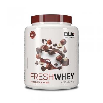 DUX FRESH WHEY 900G - CHOCOLATE BELGA E AVELA