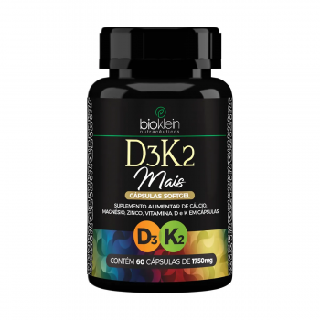 BIOKLEIN OLEO VITAMINA D3K2 MAIS 1750mg 60 Caps