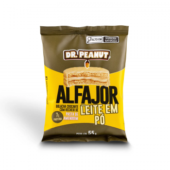 DR PEANUT ALFAJOR LEITE EM PO 35G 12UN