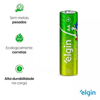 Pilha AA Alcalina Unidade 82347 Elgin