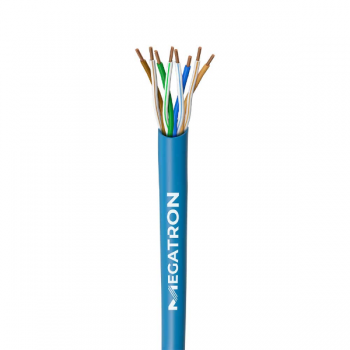 Cabo Multicâmera 4P CFTV Azul 100 Metros 4Px24AWG CCA Megatron