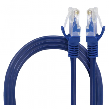 Cabo de Rede Internet Patch Cord RJ 45 CAT5e 10 Metros Azul LE-304 IT-Blue