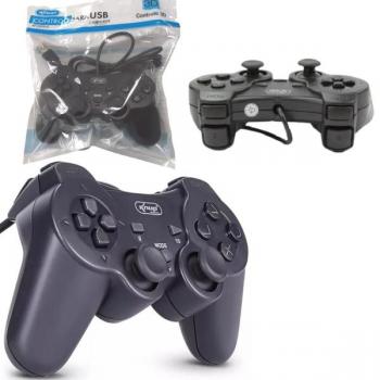 Controle Joystick com Fio USB 2.0 PC Computador KP-CN701/S Knup