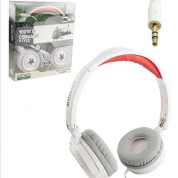 Headphone Estéreo Plug P2 Cabo 1.6m Cores Sortidas MB3070 MBtech