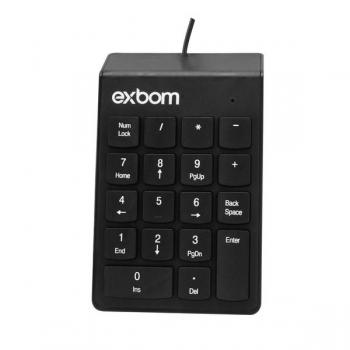 Teclado Numérico USB BK-N30 Exbom