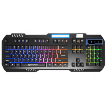 Teclado Gamer Semi Mecânico RGB Multimídia 19 teclas Anti-ghosting MJ60 Hoopson