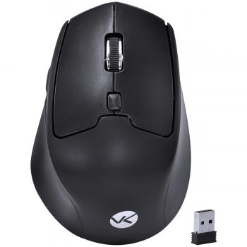 Mouse Sem Fio Wireless 2.4 GHZ Recarregavel Power UP 1600 DPI Preto USB - PM200