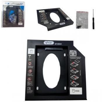 Adaptador Caddy DVD para HD/SSD 12.7mm KP-HD022 Knup