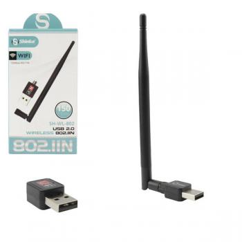 Adaptador Wireless 150 MBPS com Antena Usb 2.0 SH-WL-802 Shinka