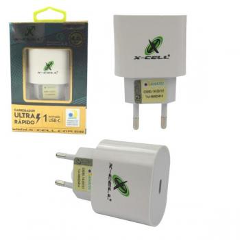 Carregador para Tomada USB-C de 20w USB-C XC-UR27 X-Cell