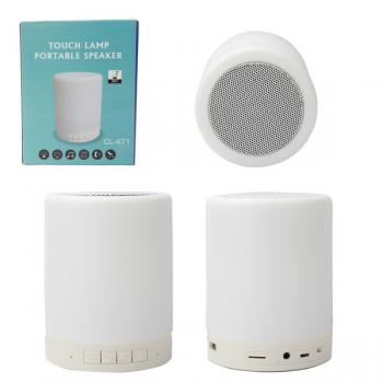 Caixa de Som Bluetooth Abajur LED Multicolor CL-671