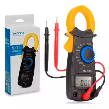 Alicate Amperímetro Digital MD-Y400 Exbom