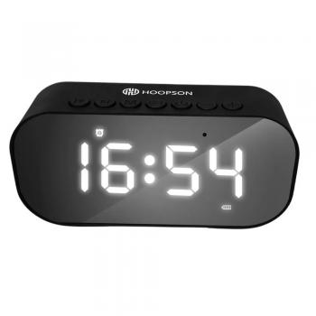 Rádio Relógio Digital | Rádio FM e Relógio | MicroSD e AUX Hoopson Clock-01