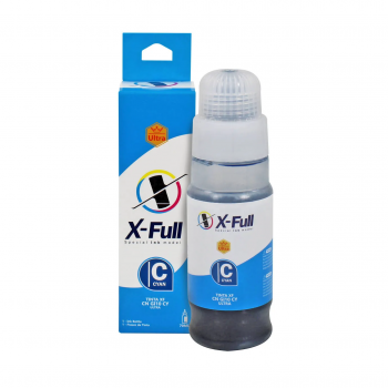 Refil Tinta Compatível Canon GI10 GI11 Corante Ciano 70ml X-Full