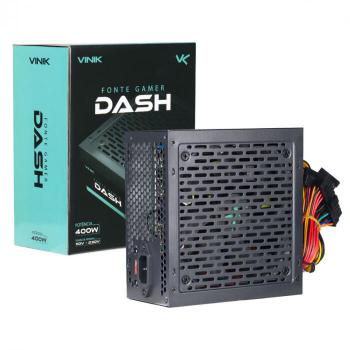 Fonte ATX Gamer Dash 400w Preto  VFG400WP