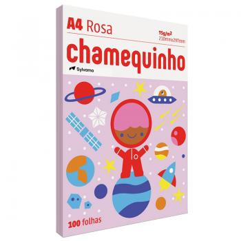 Papel Chamequinho Rosa A4 75g 100F 210X297