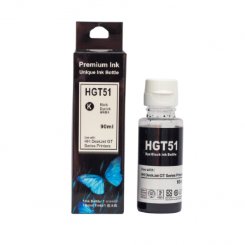 Refil Tinta Compatível HP GT51 Black 100ml X