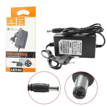 Fonte 12v 3a 100-220v Plug P4 LEY-63 LEHMOX