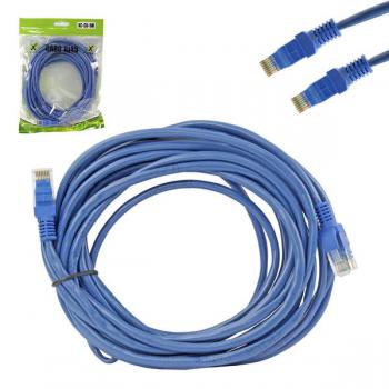 Cabo de Rede Patch Cord RJ45 CAT5 5 Metros Azul XC-CR-5M X-Cell