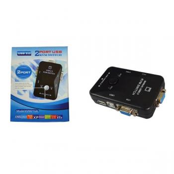 Switch KVM USB 2.0 com 2 Saídas VGA KVM21UA