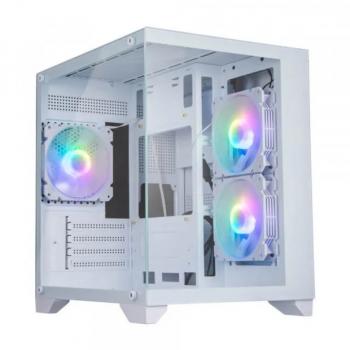 Gabinete Gamer BG-052 Soul Pro Branco Bluecase - ARGB / S/ Fonte / Vidro / USB 3.0 / Micro-ATX / Mini-ITX