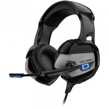 Headset Gamer Draxen DN103 Preto e Prata(DN103/BK-SL)