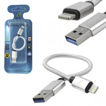 Cabo USB de Dados para Iphone (Lightning) 20cm 4.0A XC-CD-68 X-Cell