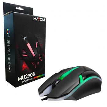 Mouse HAYOM MU2908 3 botões Óptico USB