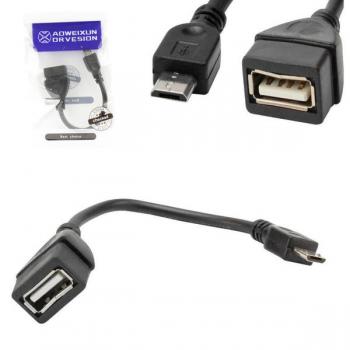 Cabo OTG USB com 15 cm Fêmea para USB V8