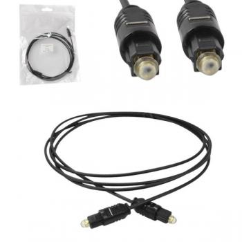 Cabo Óptico Digital 2 Metros Conectores Banhados