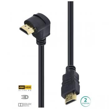 Cabo HDMI 2.0 4k Conector 90° 2 Metros H2090-2 Vinik