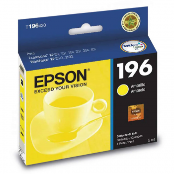 Cartucho de Tinta Epson T196420BR Amarelo