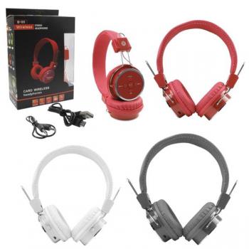 Headphone Bluetooth FM/SD/Aux Cores Sortidas
