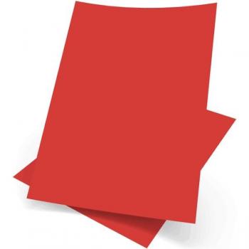 Papel Sulfite A4 Color Vermelho 180g 50 Folhas
