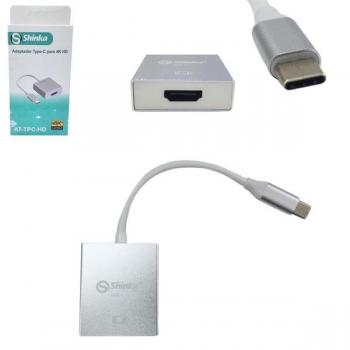 Conversor USB-C para HDMI 4k 12cm ATTPC-HD Shinka