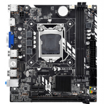 Placa-mãe H61 BULK DDR3 1155P Rede 10/100 | 16GB / VGA / HDMI