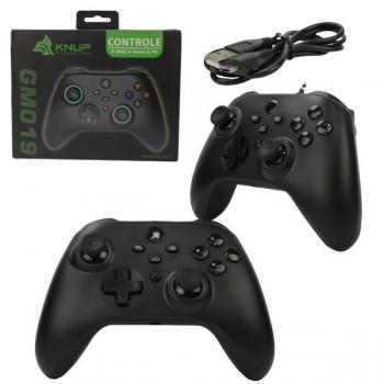Controle com Fio para Xbox One X-Series X e PC Cabo 2,2m KP-GM019 Knup