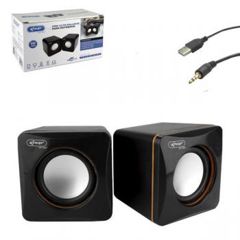 Caixa de Som USB 2.0 Total de 3w RMS KP-600 KP-600 Knup