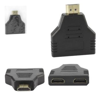 Cabo Adaptador Duplicador Duas Entradas HDMI F para Uma Saída HDMI M