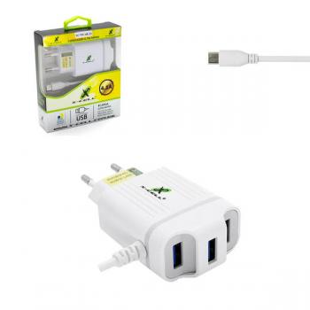 Carregador USB-C Ultra Rápido 4.1a com 3 Entradas USB 3.0 Anatel XCUR23 X-Cell