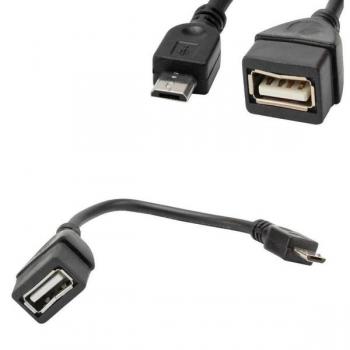 Cabo OTG USB com 15 cm Fêmea para USB V8 MB1055 MBTech