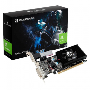 Placa de Vídeo GPU GT 210 1GB DDR3 64 Bits Bluecase - Box - DVI / HDMI / VGA - PN BP-GT210-1GD3A1