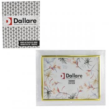 Porta Retrato de Vidro Horizontal 15x20cm DL1162 Dallare