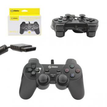 Controle para PS2 Preto com Fio SH-CTL-2 Shinka