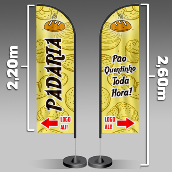 Wind Banner Faca 260x70cm